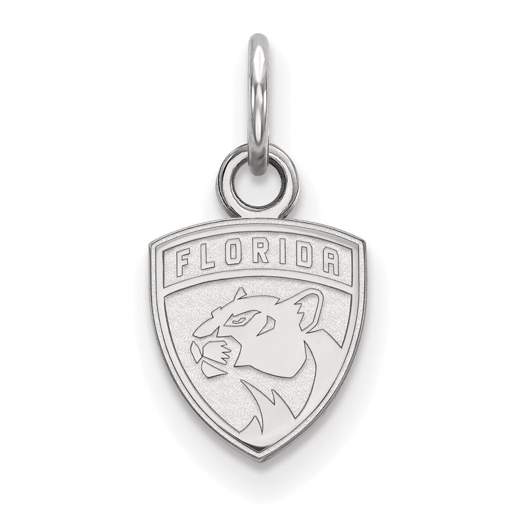 Sterling Silver NHL Florida Panthers XS (Tiny) Charm or Pendant, Item P30286 by The Black Bow Jewelry Co.