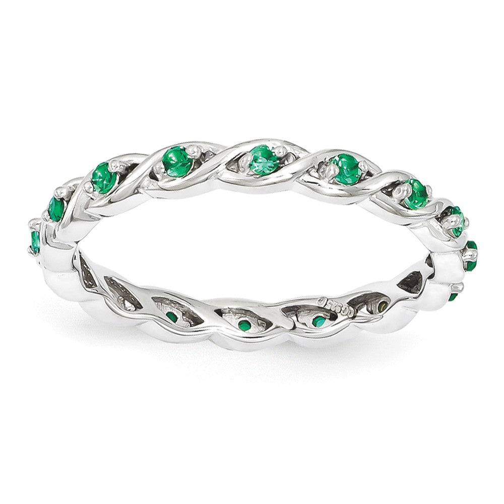 Twist Emerald Bracelet