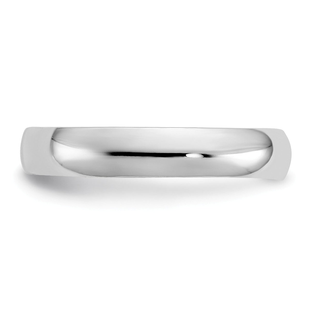 Alternate view of the High Polished Toe Ring in 14 Karat White Gold by The Black Bow Jewelry Co.