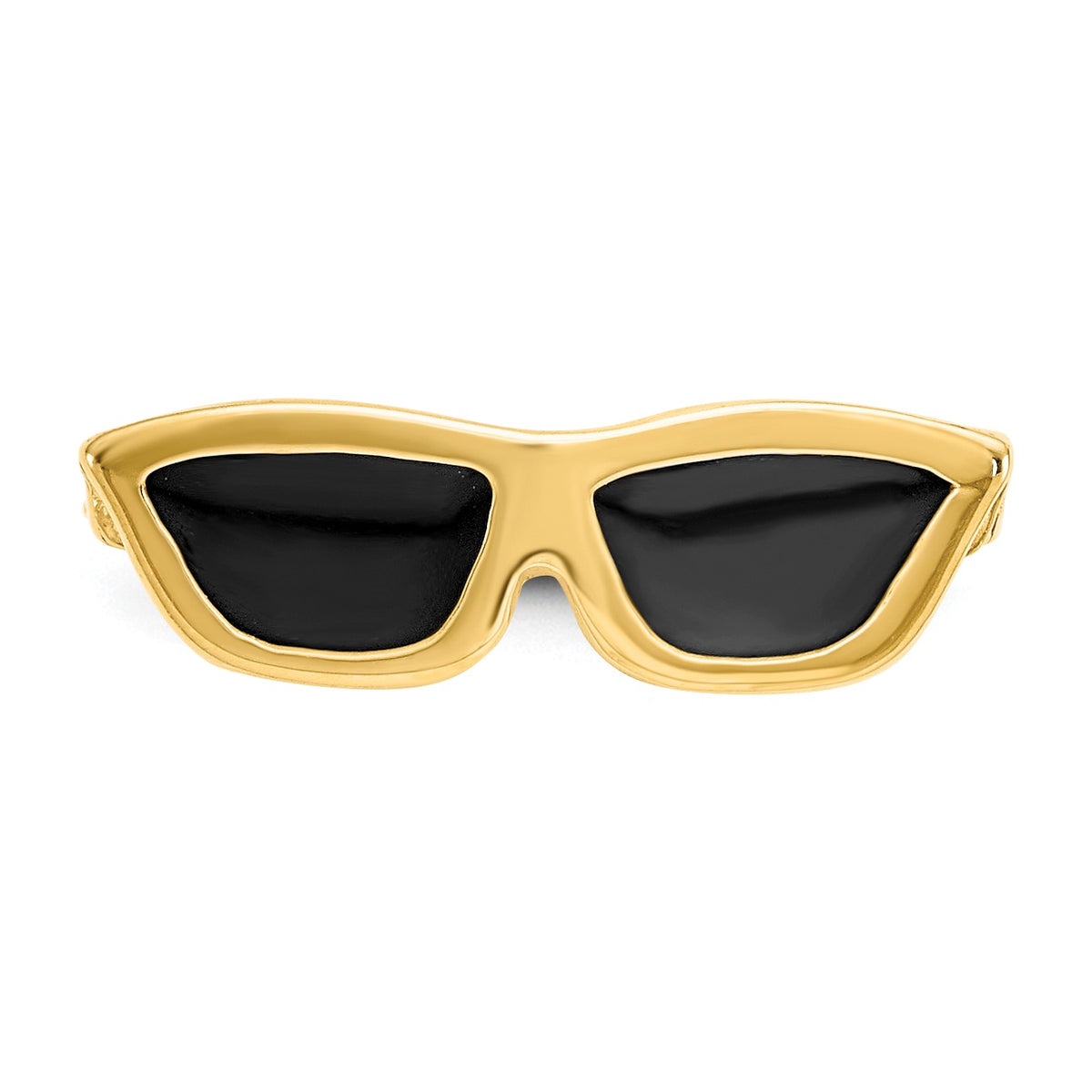Alternate view of the Enameled Sunglasses Toe Ring in 14 Karat Gold by The Black Bow Jewelry Co.