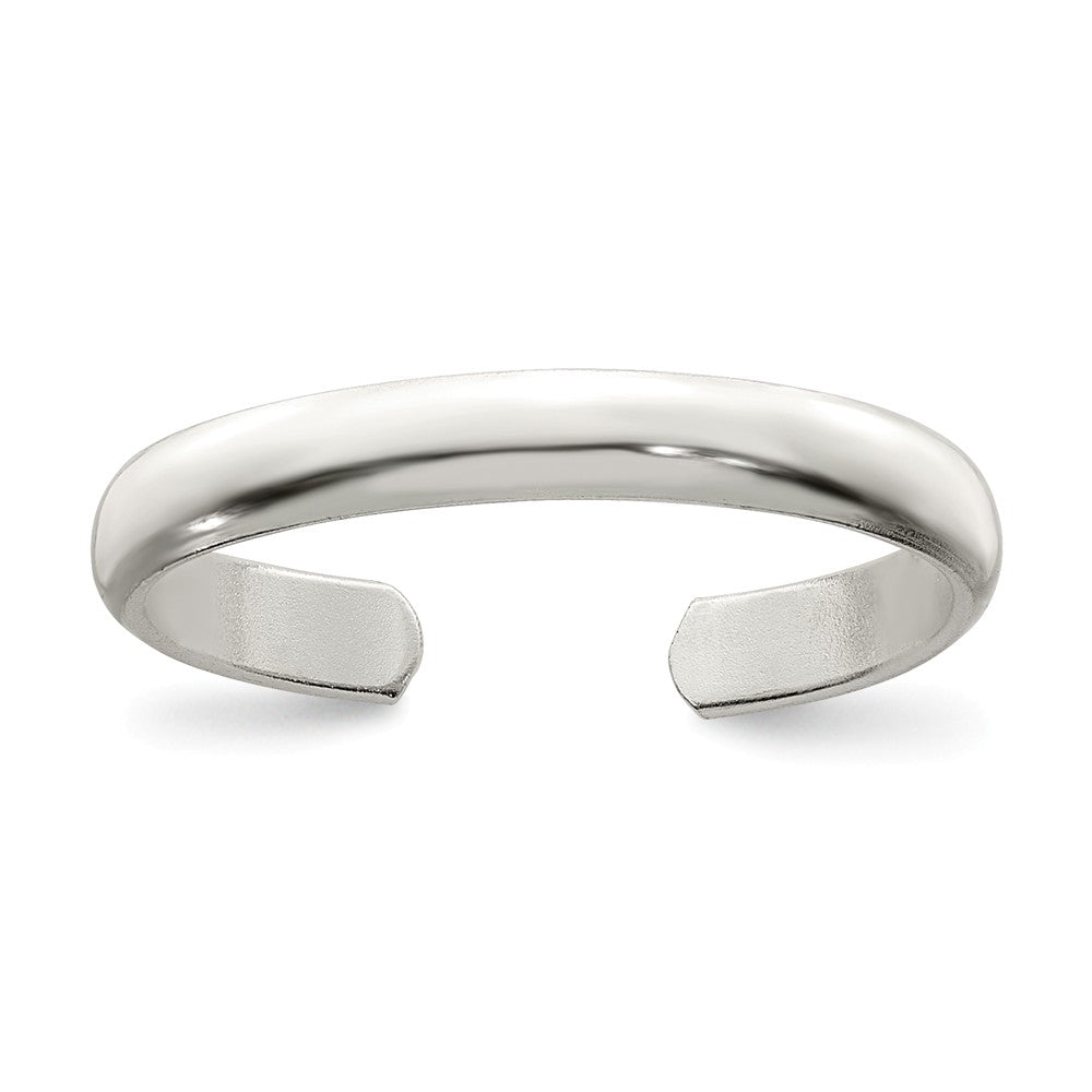Simple Sterling Silver Toe Ring, Item R8541 by The Black Bow Jewelry Co.