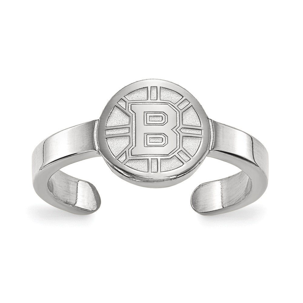 Sterling Silver NHL Boston Bruins Toe Ring, Item T8182 by The Black Bow Jewelry Co.