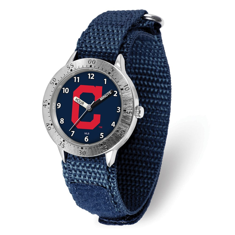MLB Kids Cleveland Indians Tailgater Watch, Item W10016 by The Black Bow Jewelry Co.