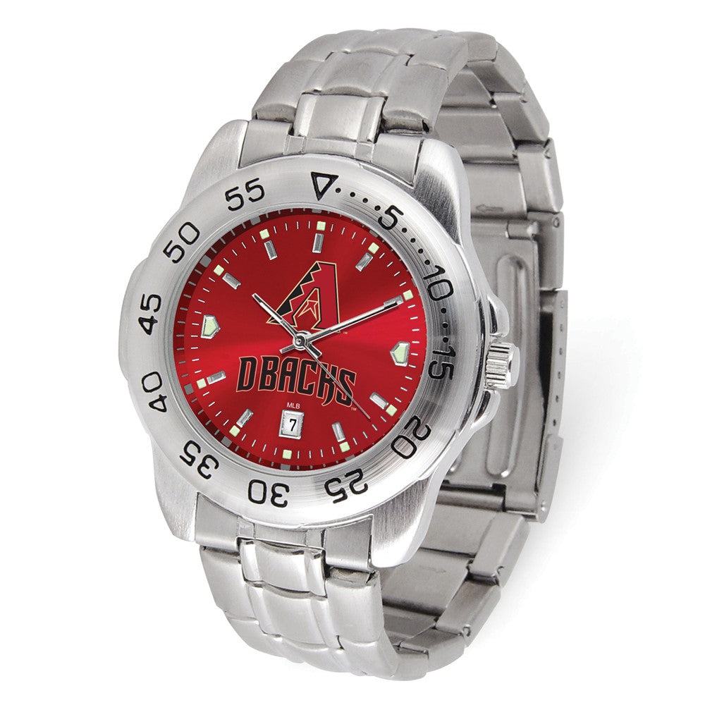 MLB Mens Arizona Diamondbacks Sport Steel Watch, Item W10100 by The Black Bow Jewelry Co.