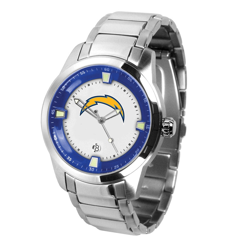 NFL Mens Los Angeles Chargers Titan Watch, Item W10515 by The Black Bow Jewelry Co.