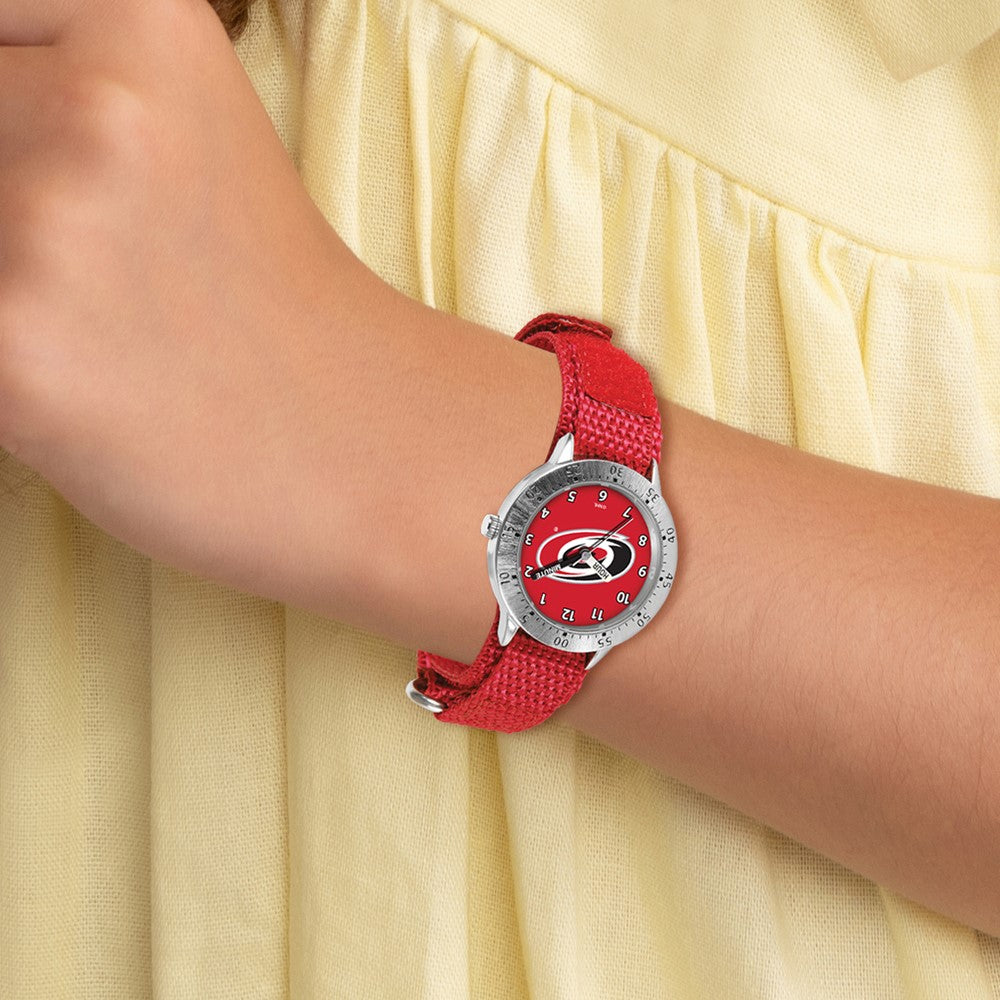 Alternate view of the NHL Kids Carolina Hurricanes Tailgater Watch by The Black Bow Jewelry Co.