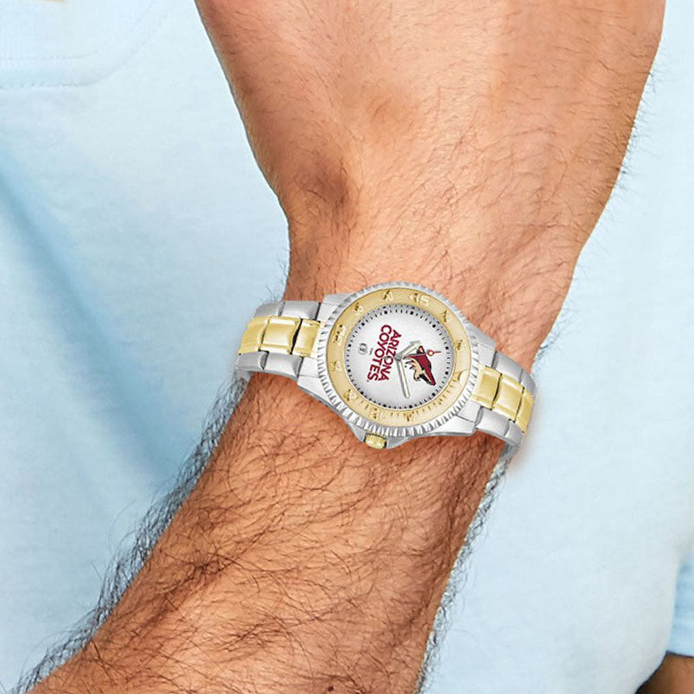Alternate view of the NHL Mens Arizona Coyotes Competitor Watch by The Black Bow Jewelry Co.