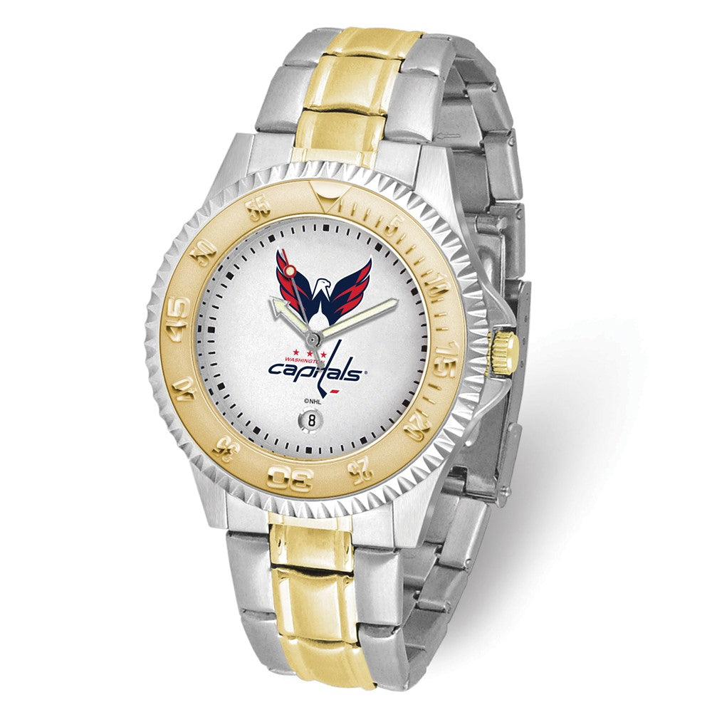 NHL Mens Washington Capitals Competitor Watch, Item W10621 by The Black Bow Jewelry Co.