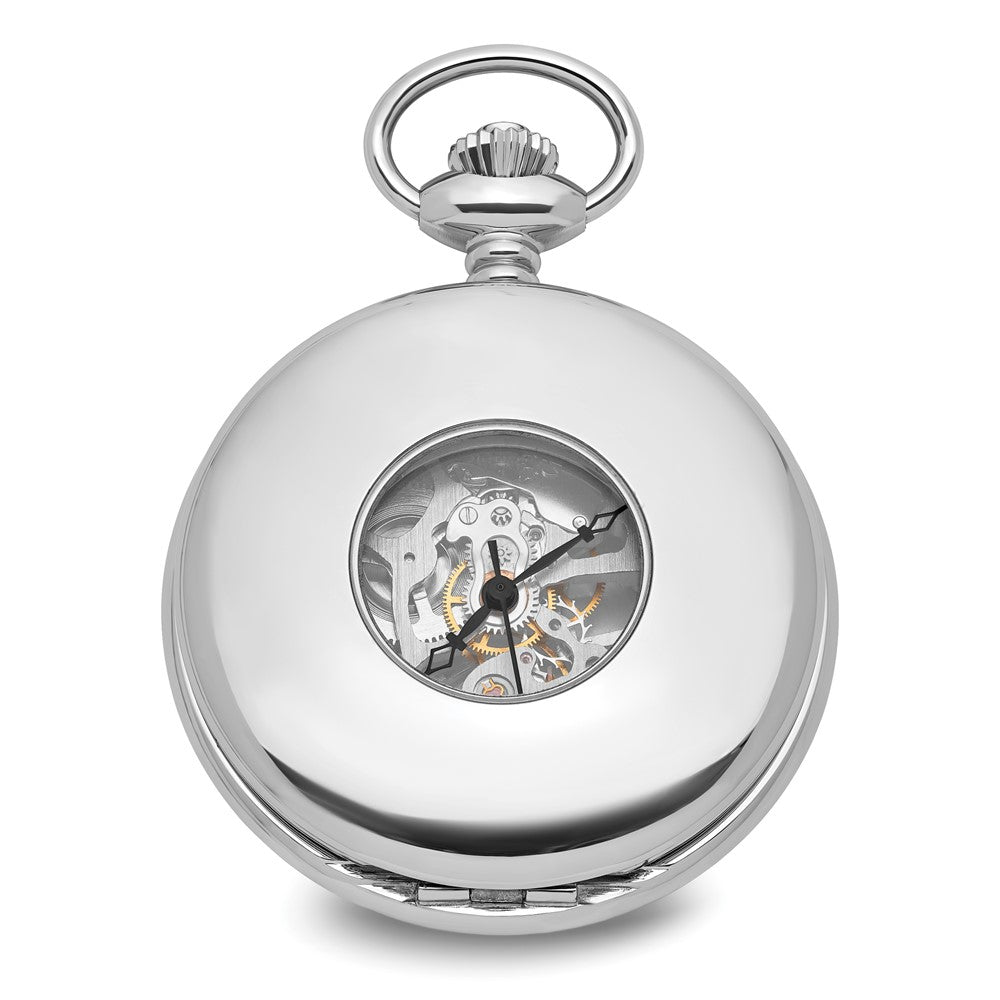 Alternate view of the Swingtime Stainless Steel Mechanical Pocket Watch by The Black Bow Jewelry Co.