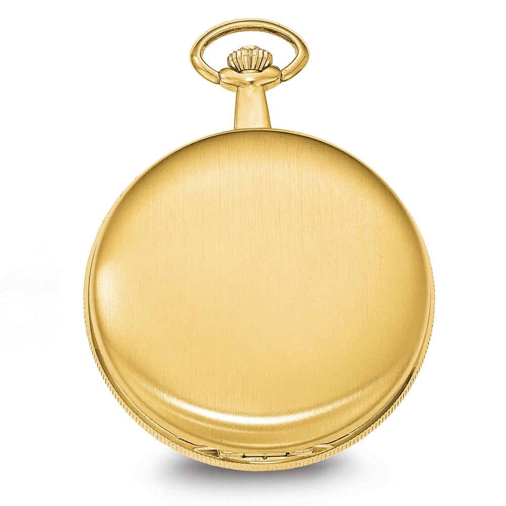 Alternate view of the Swingtime, Gold-finish Brass Quartz 48mm Pocket Watch by The Black Bow Jewelry Co.