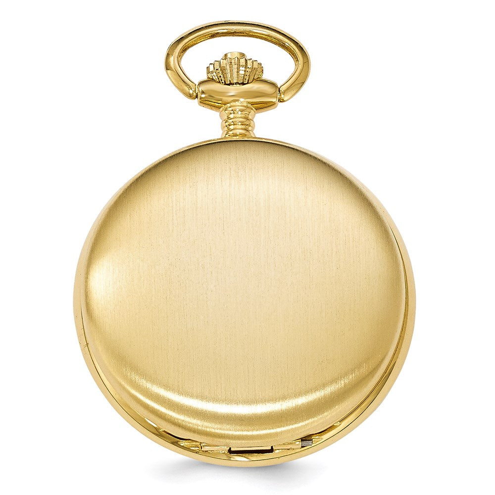 Alternate view of the Swingtime Gold-finish Brass Mechanical 42mm Pocket Watch by The Black Bow Jewelry Co.
