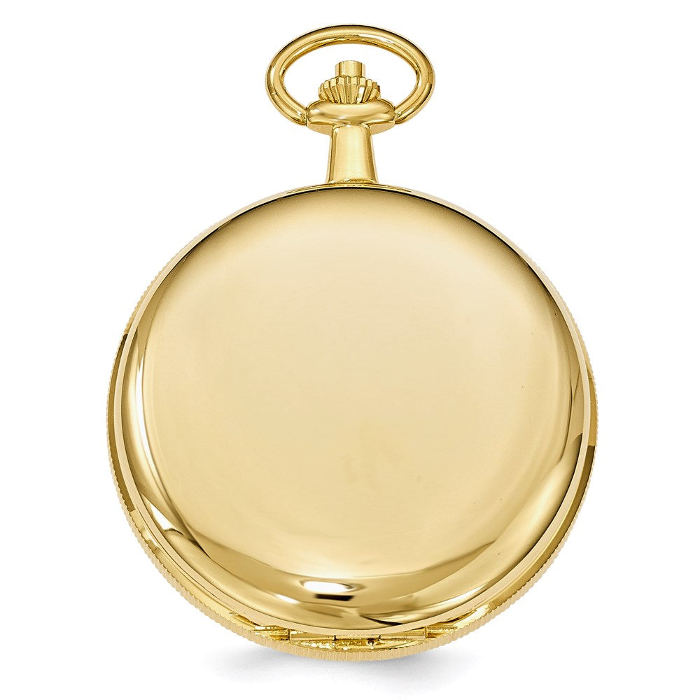 Alternate view of the Swingtime Gold-finish Brass Quartz 48mm Pocket Watch by The Black Bow Jewelry Co.