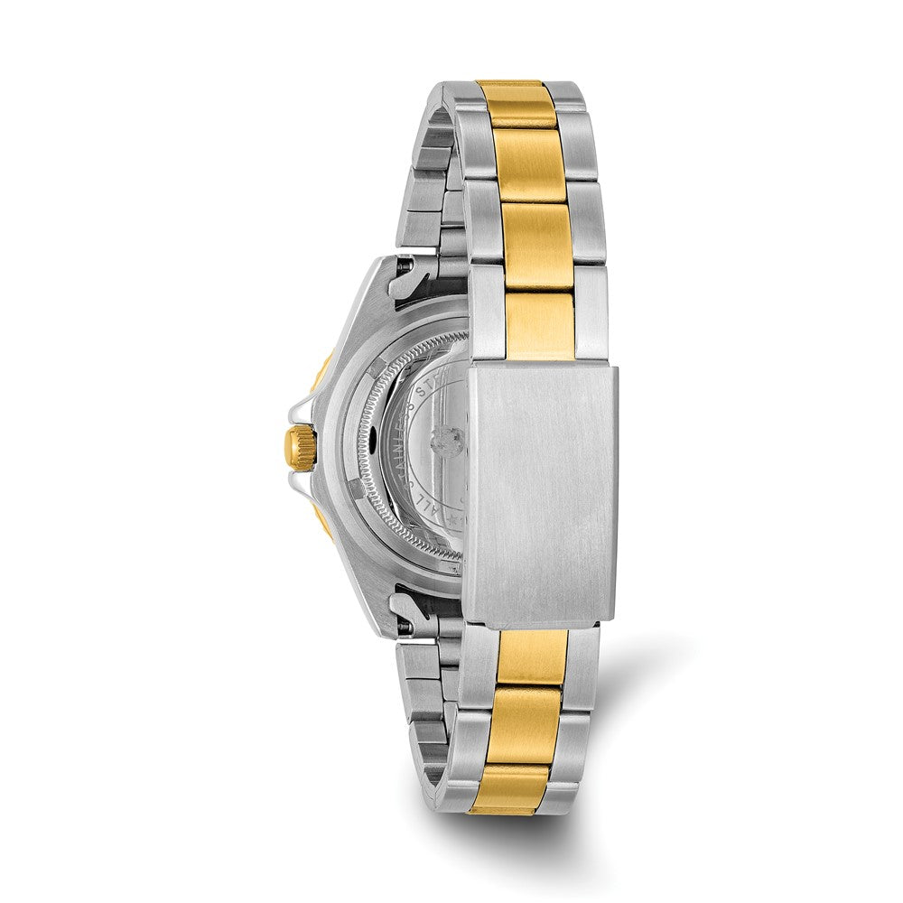 Alternate view of the Charles Hubert Ladies Two-Tone Rotating Diver&#39;s Bezel Watch by The Black Bow Jewelry Co.