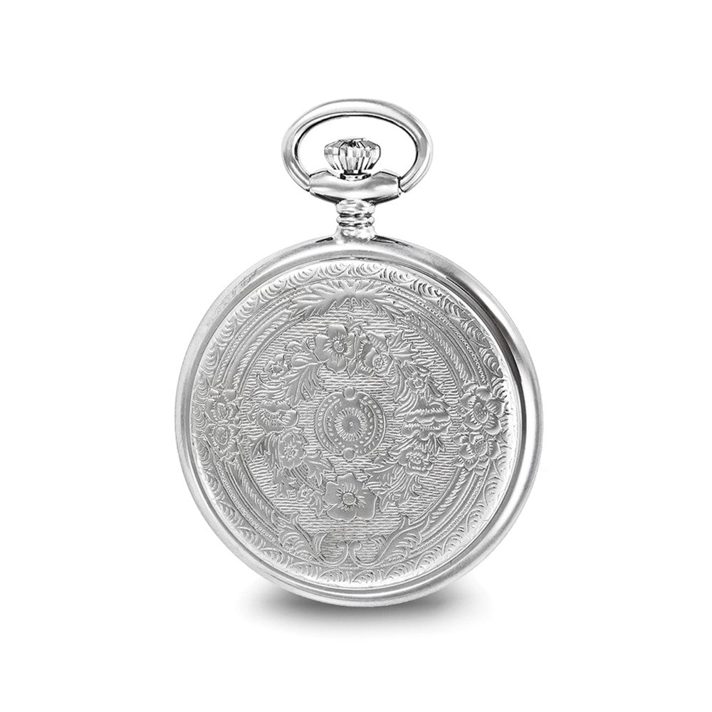 Alternate view of the Charles Hubert 2-Tone White Dial Three Hands Pocket Watch by The Black Bow Jewelry Co.