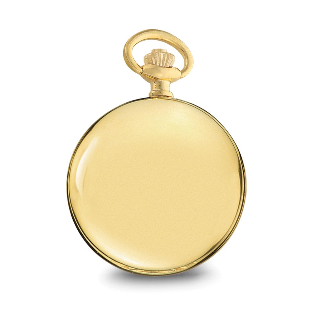 Alternate view of the Charles Hubert Gold Finish Open Window Case Pocket Watch by The Black Bow Jewelry Co.