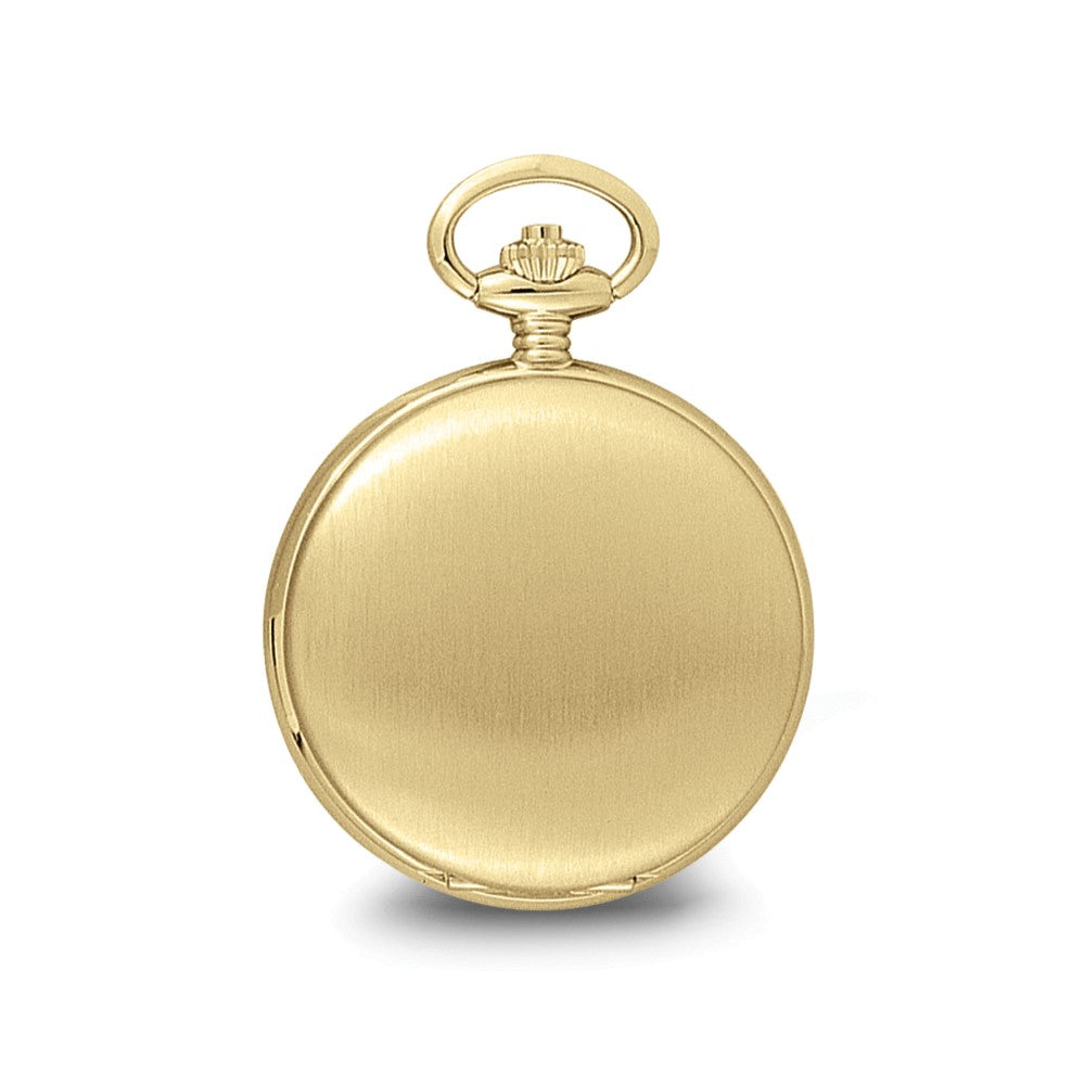 Alternate view of the Charles Hubert Satin Gold Tone Finish White Dial 42mm Pocket Watch by The Black Bow Jewelry Co.