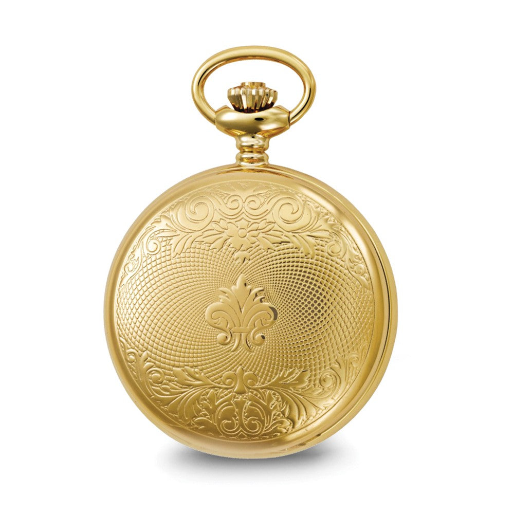Alternate view of the Charles Hubert Gold Tone White Dial Skeleton 48mm Pocket Watch by The Black Bow Jewelry Co.