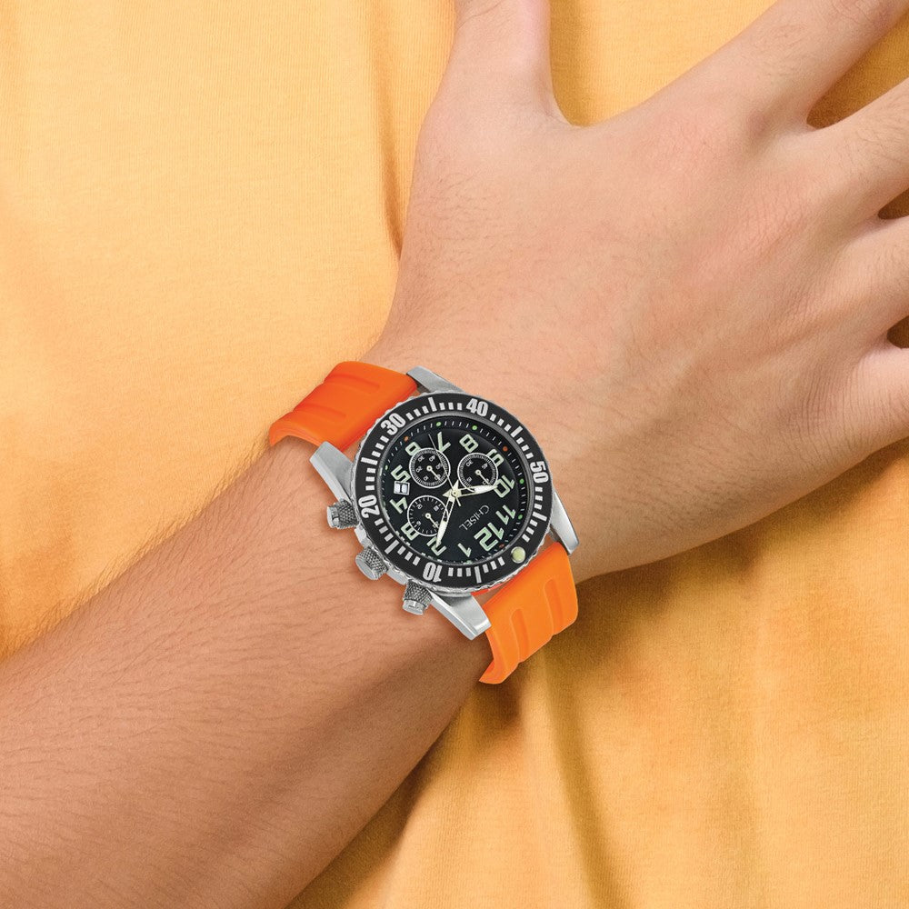 Black watch orange strap shop