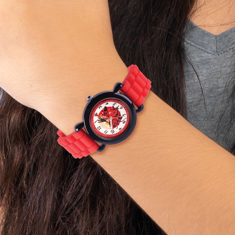 Alternate view of the Disney Boys Incredibles 2 Red Band Time Teacher Watch by The Black Bow Jewelry Co.