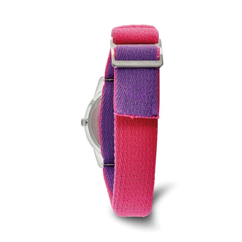 Alternate view of the Disney Girls Fancy Nancy Pink Nylon Band Time Teacher Watch by The Black Bow Jewelry Co.