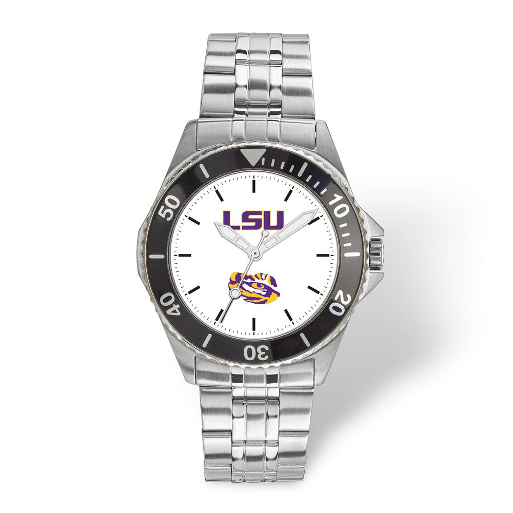 LogoArt Mens Louisiana State University Champion Watch, Item W9560 by The Black Bow Jewelry Co.