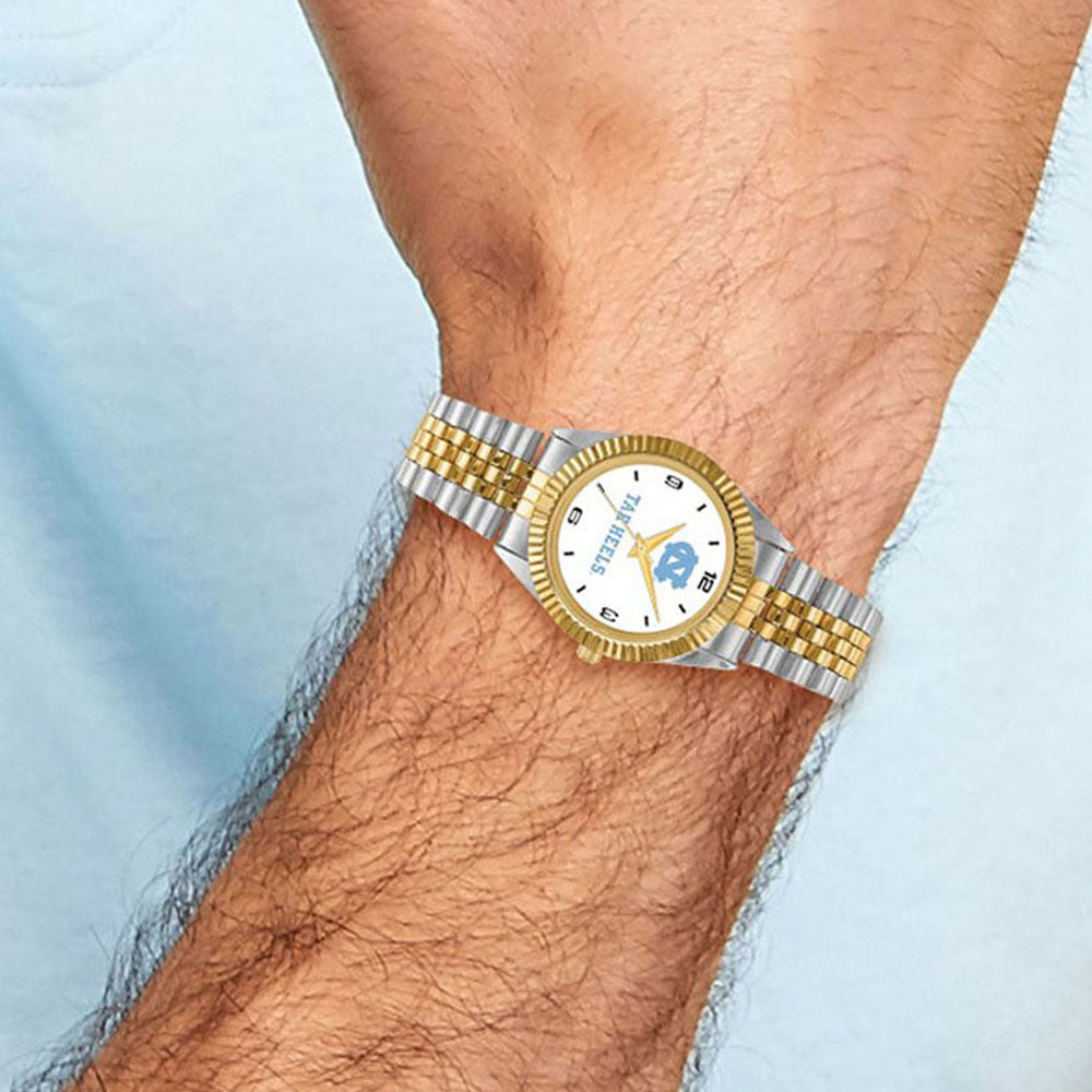 Alternate view of the LogoArt Mens University of North Carolina Pro Two-tone Watch by The Black Bow Jewelry Co.
