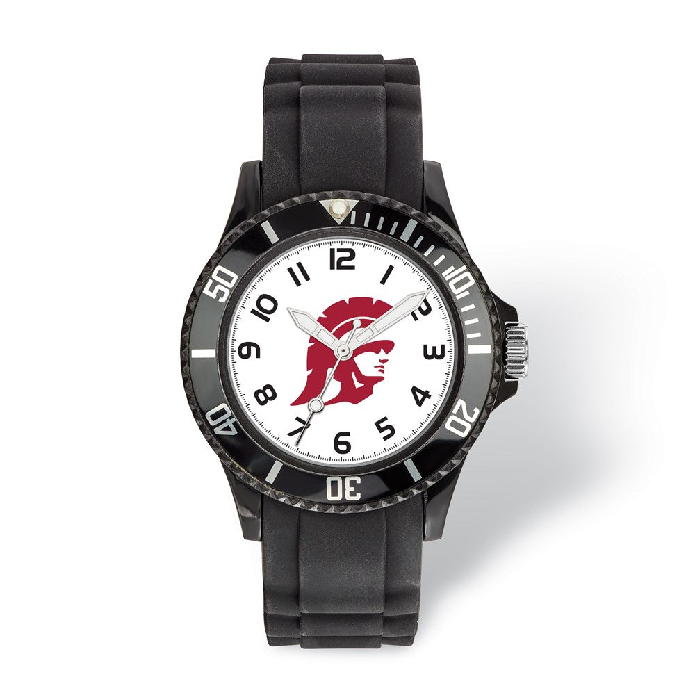 LogoArt Mens University of Southern California Scholastic Watch, Item W9688 by The Black Bow Jewelry Co.