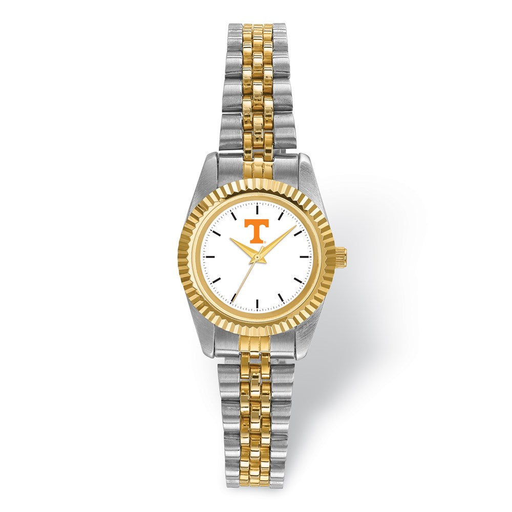 LogoArt Ladies University of Tennessee Knoxville Pro Two-tone Watch, Item W9705 by The Black Bow Jewelry Co.