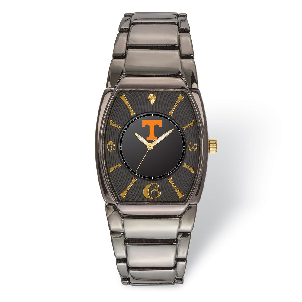 LogoArt Mens U. of Tennessee Knoxville Executive Black-plated Watch, Item W9706 by The Black Bow Jewelry Co.