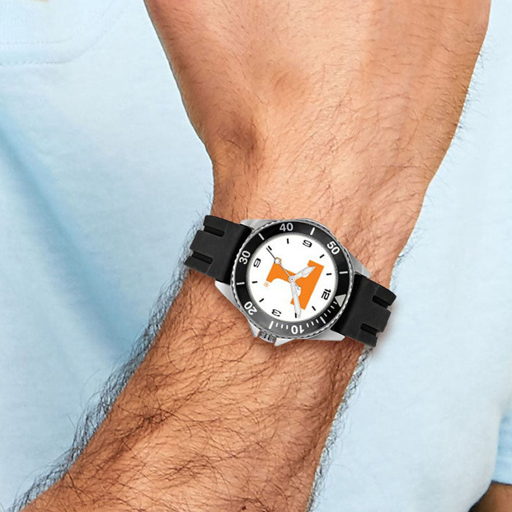 Alternate view of the LogoArt Mens University of Tennessee Knoxville Collegiate Watch by The Black Bow Jewelry Co.