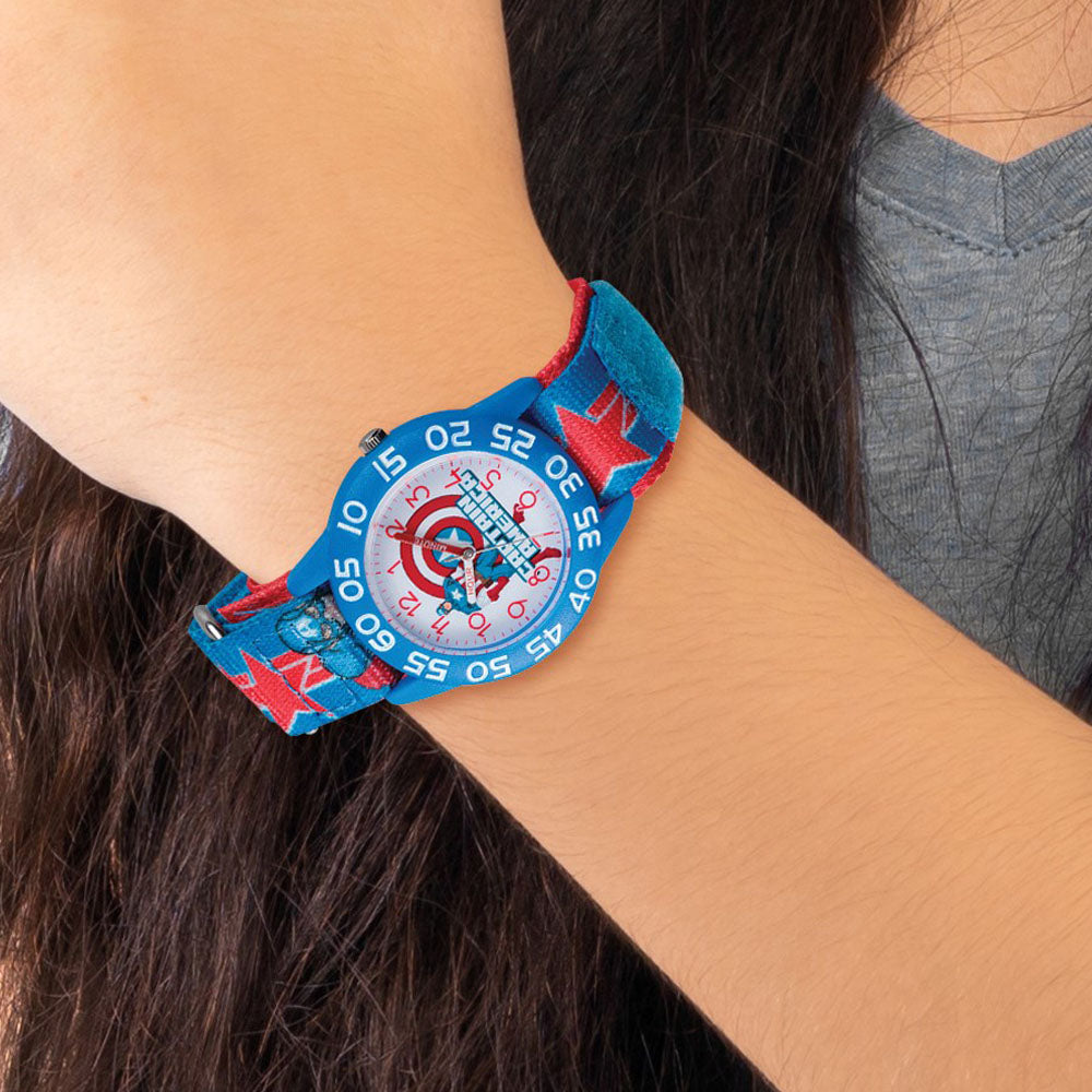 Alternate view of the Marvel Boys Captain America Time Teacher Watch by The Black Bow Jewelry Co.