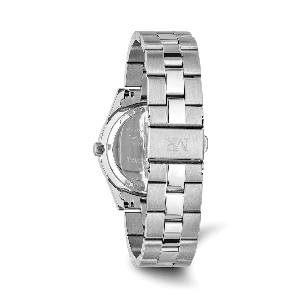 Alternate view of the Mountroyal Mens Stainless Steel White Dial Sport Watch by The Black Bow Jewelry Co.