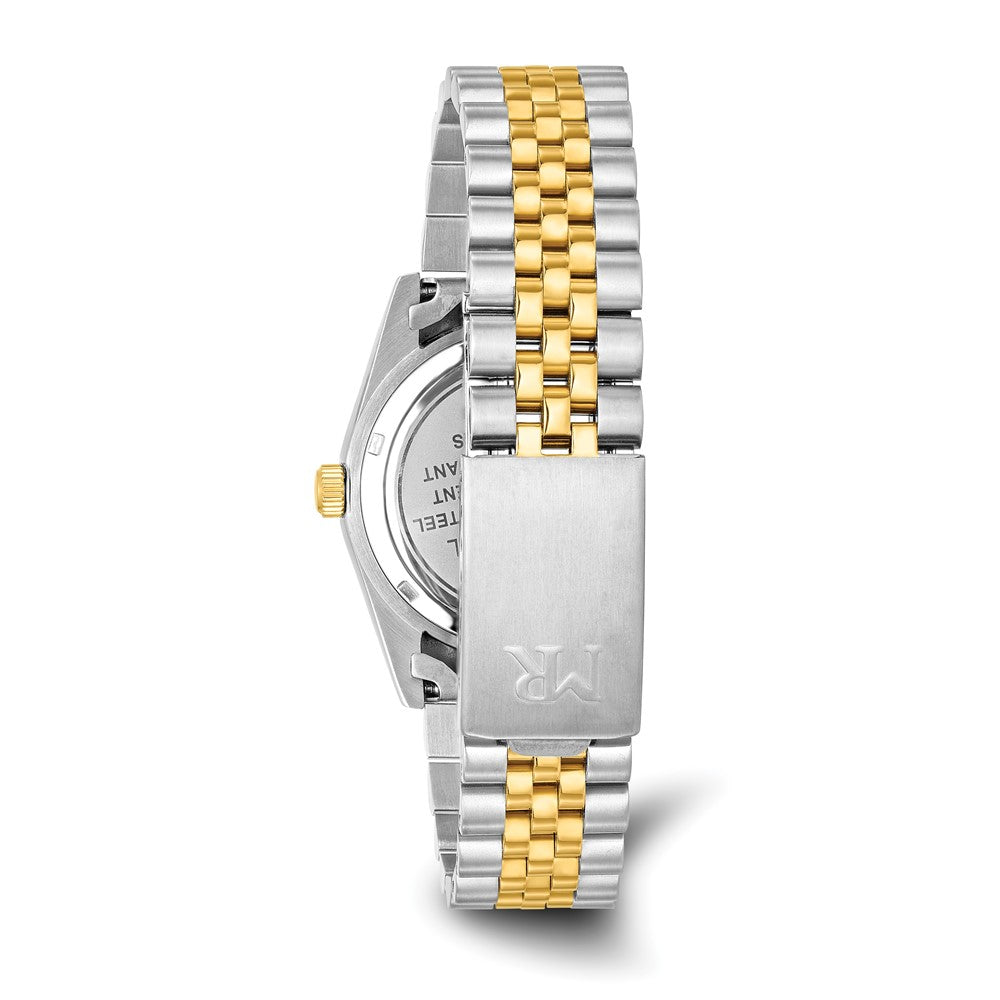 Alternate view of the Mountroyal Mens Two-tone IP-plated White Dial Watch by The Black Bow Jewelry Co.