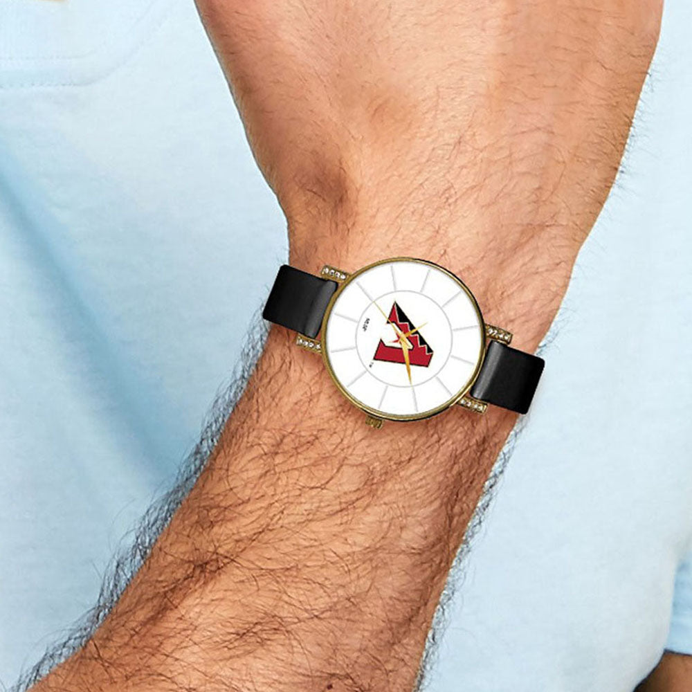 Alternate view of the MLB Ladies Arizona Diamondbacks Lunar Watch by The Black Bow Jewelry Co.