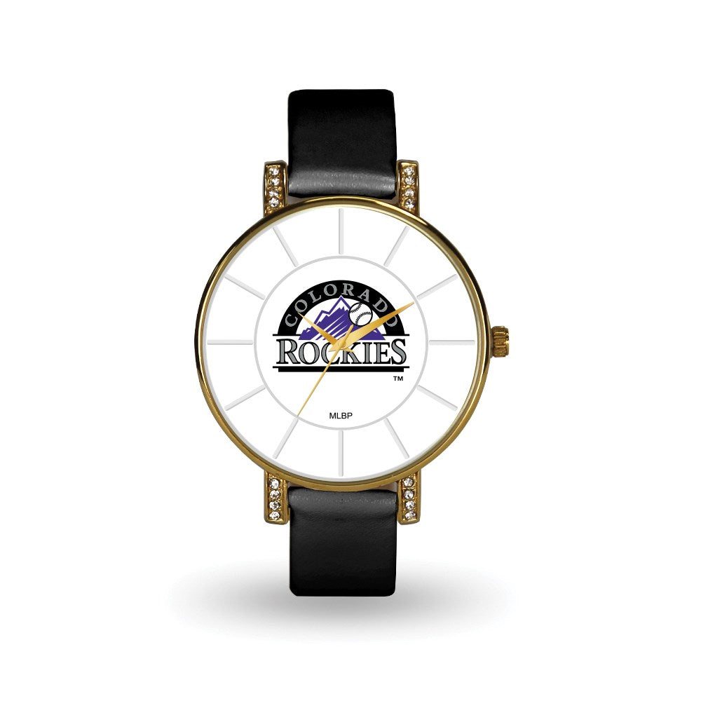 MLB Ladies Colorado Rockies Lunar Watch, Item W9860 by The Black Bow Jewelry Co.