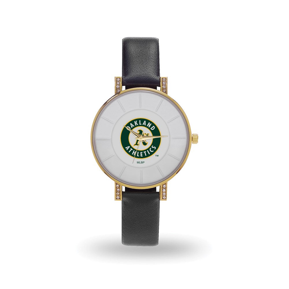 MLB Ladies Oakland Athletics Lunar Watch, Item W9871 by The Black Bow Jewelry Co.
