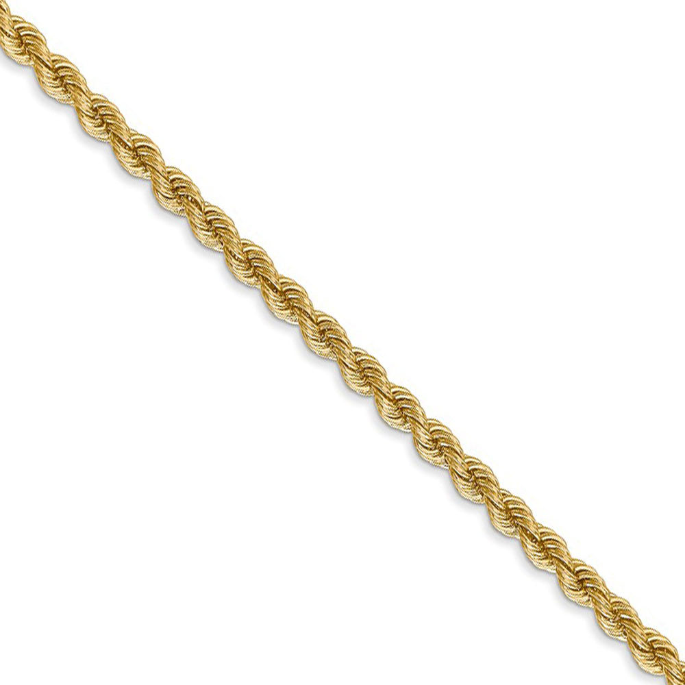 2.75mm Handmade Solid Classic Rope Chain Necklace